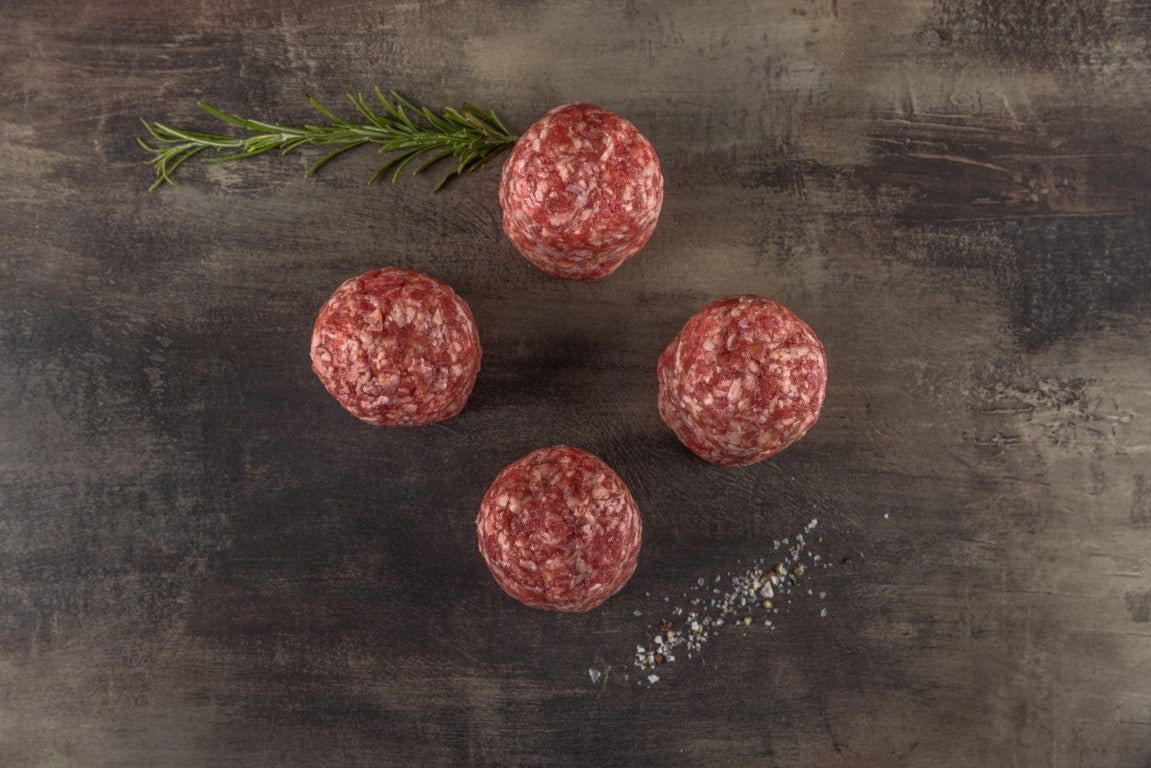 Boules de hamburger Smash