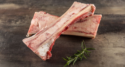 Markknochen längs gesägt