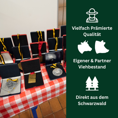 Vielfach prämierte Qualität — ausgezeichnete Metzgerei aus dem Schwarzwald