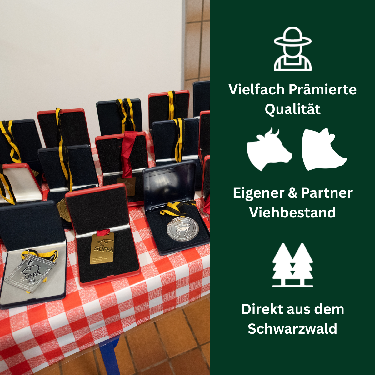 Vielfach prämierte Qualität — ausgezeichnete Metzgerei aus dem Schwarzwald