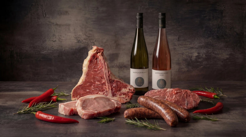Oster-Genusspaket – Steak & Wein