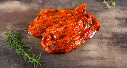 Marinierte Nackensteaks