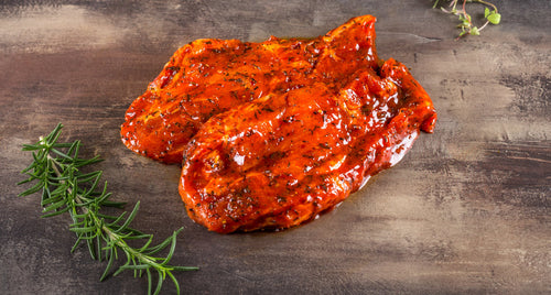 Marinierte Nackensteaks