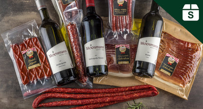 Schinken und Weinpaket